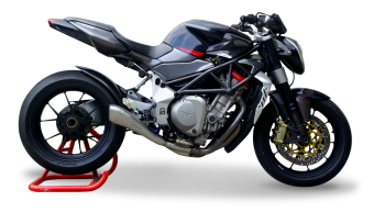 HP Corse Hydroform RVS Slip-on Einddemper met E-keur MV Agusta Brutale 910 2006 > 2009