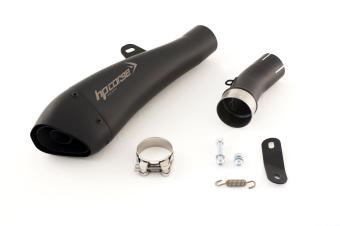 HP Corse Hydroform RVS Black Slip-on Einddemper met E-keur Suzuki GSX-R 750 2006-2007