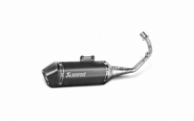 Akrapovic Racing Line RVS Black Volledig Uitlaatsysteem met E-keur Vespa Sprint 150ie 3V 2017 - 2020