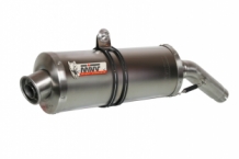 Mivv Oval RVS Slip-on Einddemper met E-keur Honda CBF 600 2004 > 2010