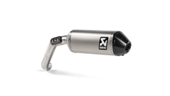 Akrapovic Slip-on Line Titanium Einddemper met E-keur Moto Guzzi V85 TT 2019 > 2024