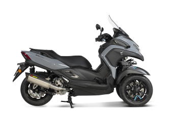 Akrapovic Slip-On Line RVS Einddemper met E-keur incl. Katalysator Yamaha Tricity 300 2021 - 2024