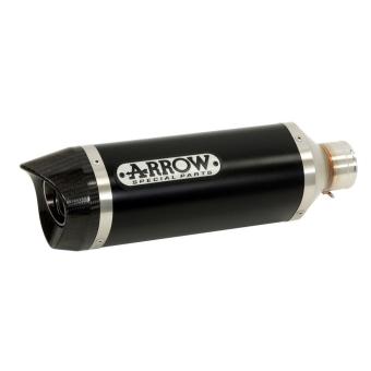 Arrow Thunder Aluminium Black Slip-on Einddemper met E-keur incl. racing Linkpipe zonder E-keur71675MI KTM Duke 125 2017 > 2020