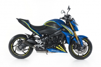 BOS SSEC RR Carbon Steel Einddemper met E-keur Suzuki GSX-S 1000 2015 - 2017