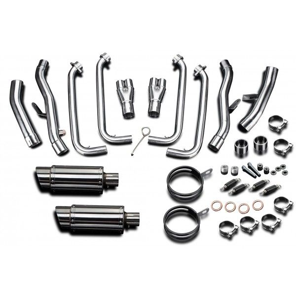 Delkevic volledig systeem Round RVS 200mm - FJR1300/ABS (2006-2020)