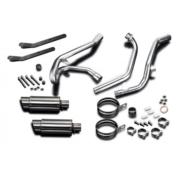 Delkevic volledig systeem Round RVS 200mm - SV650 (1998-2002)