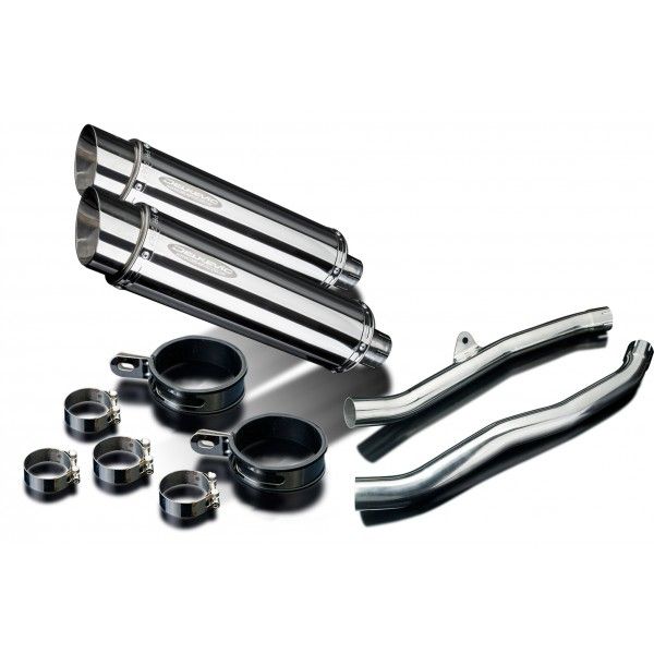 Delkevic slip-on kit Round RVS 350mm - ZZR1400/ZX14 (2006-2007)