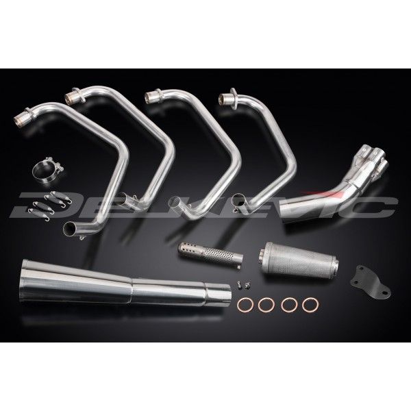 Delkevic volledig systeem Megaphone RVS 550mm - GPZ1100B1-B2 (1981-82)