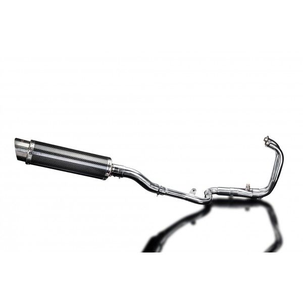 Delkevic volledig systeem Round Carbon 350mm - NINJA 300 (2013-2019)