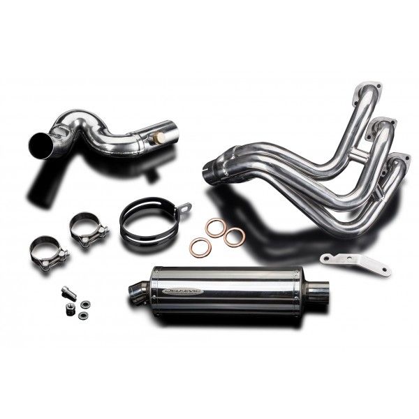 Delkevic volledig systeem Oval RVS 350mm - TRACER 900 15-20