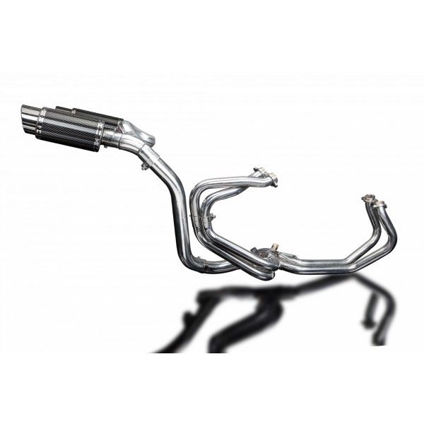 Delkevic volledig systeem Round Carbon 200mm - VFR800 VTec (2002-2013)