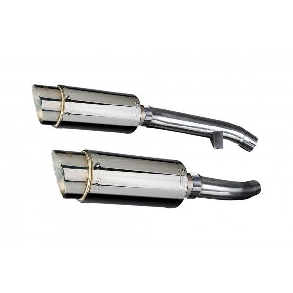 Delkevic slip-on kit Round RVS 200mm - FJR1300 (2000-2005)