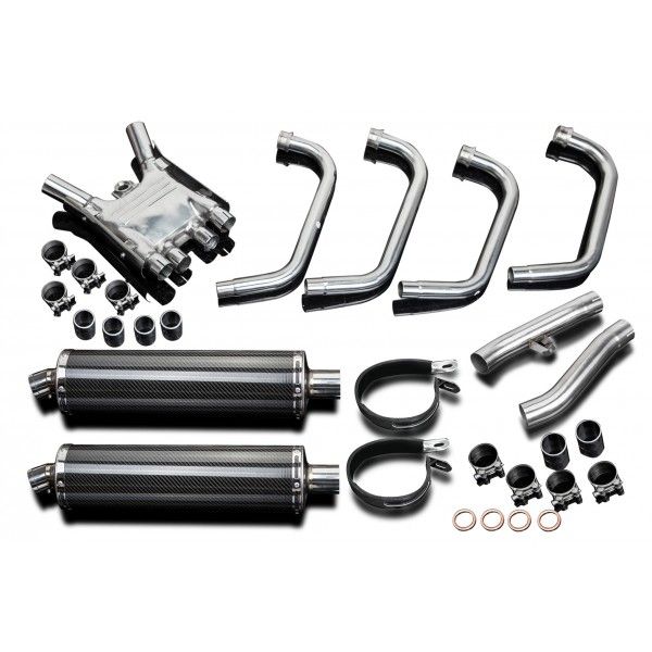 Delkevic volledig systeem Oval Carbon 450mm - FJ1200 (3XW) (1991-1996)