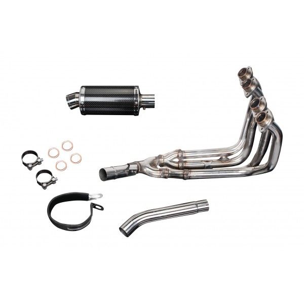 Delkevic volledig systeem Oval Carbon 225mm - FZR600R FOXEYE (1994-1996)