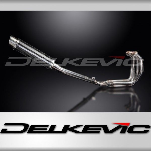 Delkevic volledig systeem Round RVS 350mm - FZR600R FOXEYE (1994-1996)