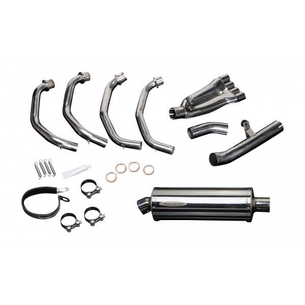 Delkevic volledig systeem Oval RVS 350mm - CBR600F (1999-2000)