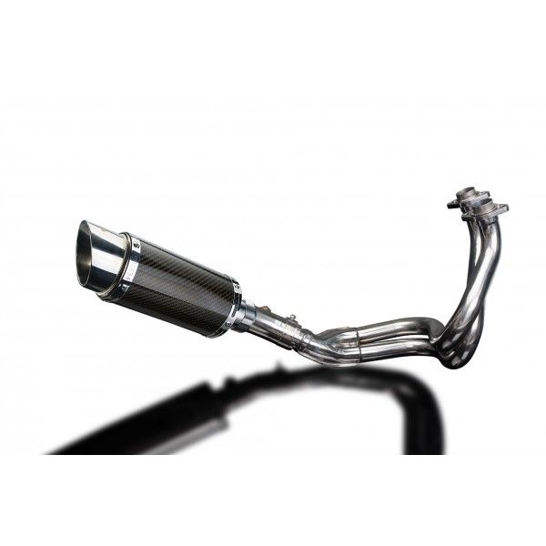 Delkevic volledig systeem Round Carbon 200mm - KLE650 VERSYS (2007-2014)