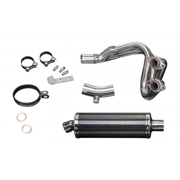 Delkevic volledig systeem Oval Carbon 350mm - KLE650 VERSYS (2007-2014)