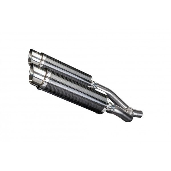 Delkevic slip-on kit Round Carbon 350mm - XT660Z TENERE (2008-2016)