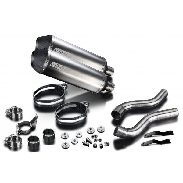 Delkevic slip-on kit X-Oval Titanium 343mm - Z1000SX (2010-2019)