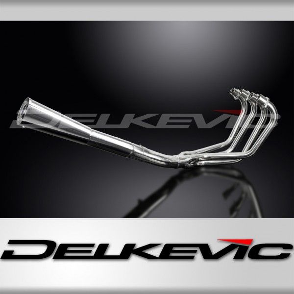 Delkevic volledig systeem Megaphone RVS 550mm - CB750F2 (1977-1978)