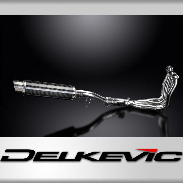 Delkevic volledig systeem Round Carbon 350mm - FZ1 FAZER FZ1S 06-15