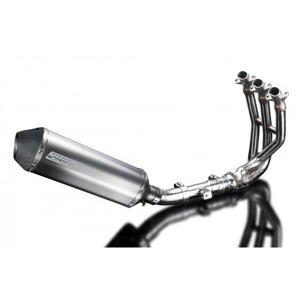 Delkevic volledig systeem X-Oval Titanium 343mm - Street Triple 675 (2013-2016)