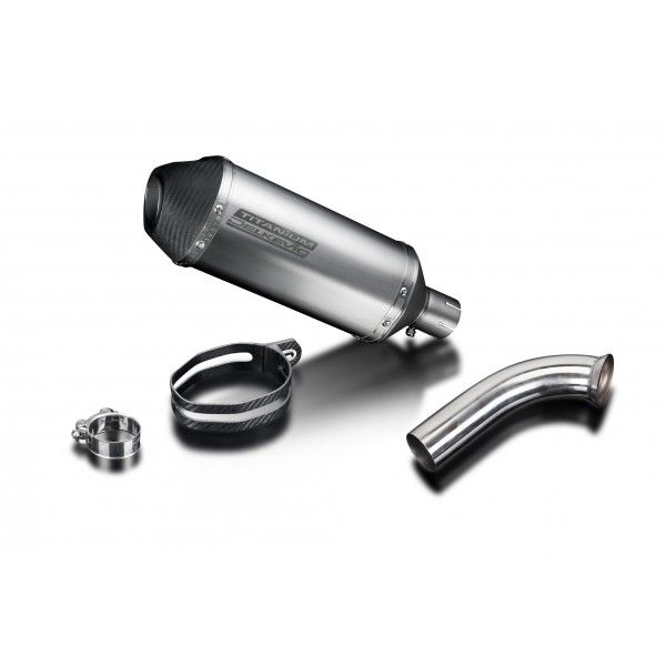 Delkevic slip-on kit X-Oval Titanium 260mm - F800 S/ST (2006-2014)