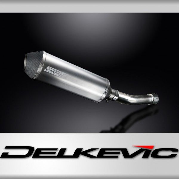 Delkevic slip-on kit X-Oval Titanium 343mm - FZ1 FAZER (2006-2015)