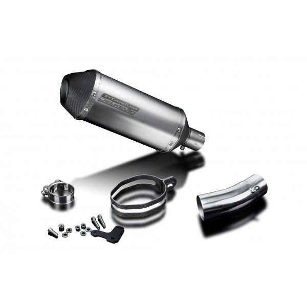 Delkevic slip-on kit X-Oval Titanium 260mm - Scrambler Desert Sled (2017-2019)