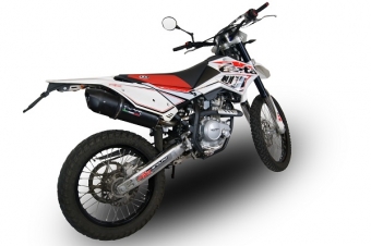 GPR Furore Nero Slip-on Einddemper met E-keur Beta RR 125 Enduro 4t 2010 > 2018