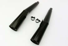 Marving Master Black Dubbele Einddemper (L+R) met E-keur Honda VF 1000 FE / F / F2 1984 > 1987