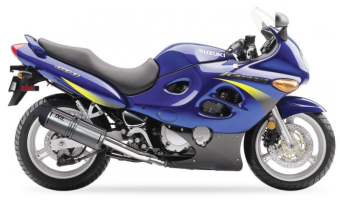 IXIL Hexoval Xtrem Evolution RVS Einddemper met E-keur Suzuki GSX 750 F 1998 2006