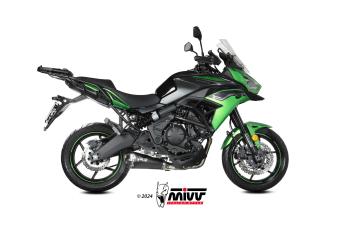 Mivv Delta Race Black Volledig Uitlaatsysteem met E-keur Kawasaki Versys 650 2024 - 2025