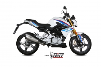 Mivv Delta Race RVS Slip-on Einddemper met E-keur BMW G 310 R 2018 > 2024