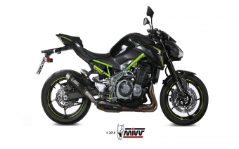 Mivv GP Pro Carbon Slip-on Einddemper met E-keur Kawasaki Z900 A2 Model 2017 > 2024