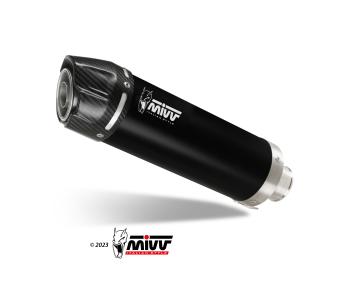 Mivv GP RVS Black Bolt-on EInddemper Carbon Endcap met E-keur Suzuki GSX-R600 / GSX-R750 2004 - 2005