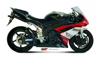Mivv Suono RVS Black Dubbele Slip-on Einddemper (L+R) Yamaha YZF 1000 R1 2007 > 2008