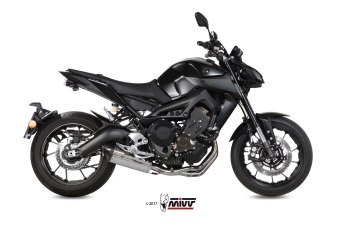 Mivv Suono RVS Compleet 3in1 Uitlaatsysteem met E-keur Yamaha MT-09 2013 > 2020