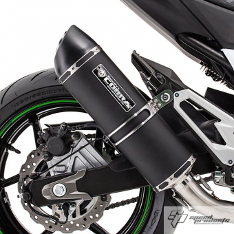 Speedpro Cobra SC3 Aluminium Black Einddemper met E-keur Piaggio MP3 400 / LT / RST 2007 > 2012