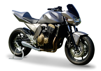 HP Corse Hydroform RVS Slip-on Einddemper met E-keur Kawasaki Z 750  2004 - 2006