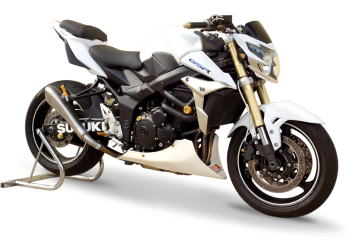 HP Corse Hydroform RVS Slip-on Einddemper met E-keur Suzuki GSR 750 2011 - 2015