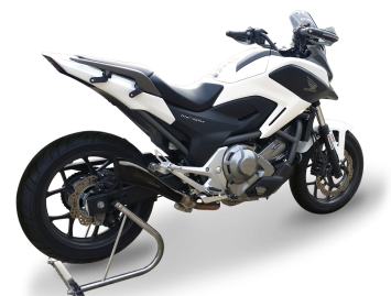 HP Corse Hydroform RVS Black Slip-on Einddemper met E-keur Honda NC750 S/X & NC700 S/X 2012-2015