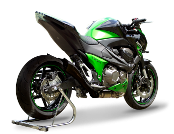 HP Corse Hydroform RVS Black Slip-on Einddemper met E-keur Kawasaki Z 800 E 2013 - 2015