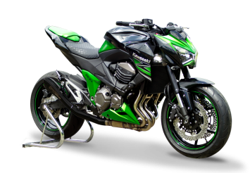 HP Corse Hydroform RVS Black Slip-on Einddemper met E-keur Kawasaki Z 800 2013 - 2015