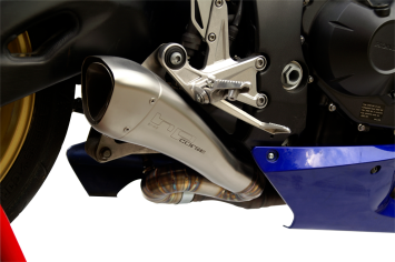 HP Corse Hydroform RVS Slip-on Einddemper Low Position met E-keur Honda CBR 1000 RR  2008 - 2013