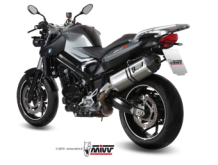 Mivv Speed Edge RVS Slip-on Einddemper met E-keur Euro3 en Euro4 BMW F 800 R 2009 > 2020