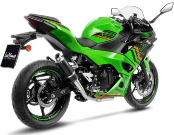 Leovince GP Corsa Carbon Einddemper zonder E-keur Kawasaki Ninja 500 / SE 2024 - 2025