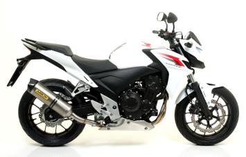 Arrow Race-Tech Aluminium Slip-on Einddemper met E-keur incl. Linkpipe 71480MI Honda CB 500 F 2013 > 2018