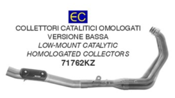 Arrow RVS Voorbochten incl. Katalysator Yamaha Tracer 9 / GT 2021 - 2024